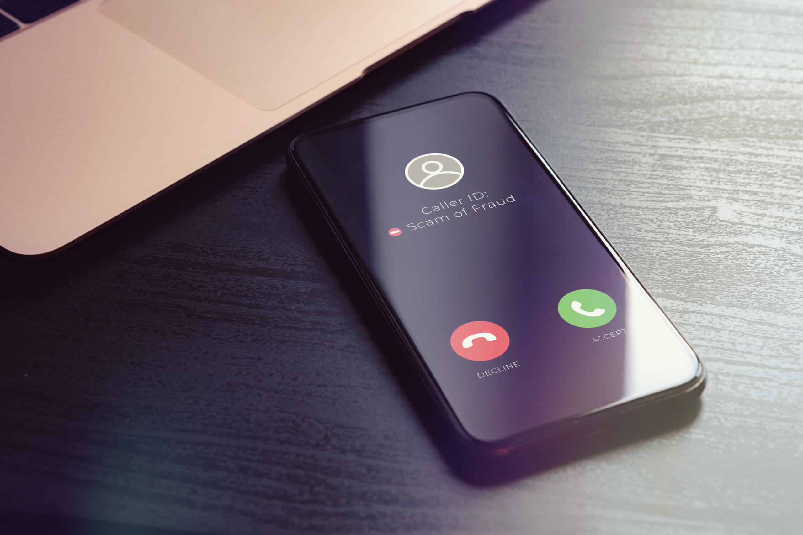 Caller ID spoofing on mobile phone